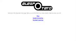 Desktop Screenshot of alexpotato.com